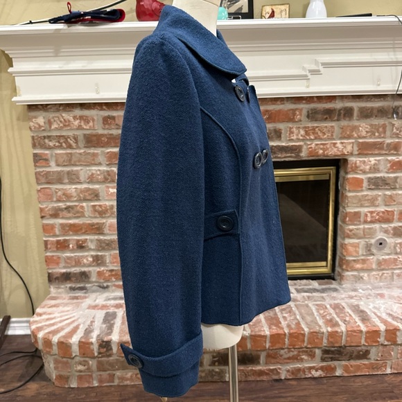 Merona Navy Wool-blend Peacoat / M / Excellent condition - Picture 3 of 8